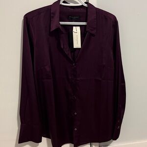 Banana Republic Deep Purple Dress Shirt